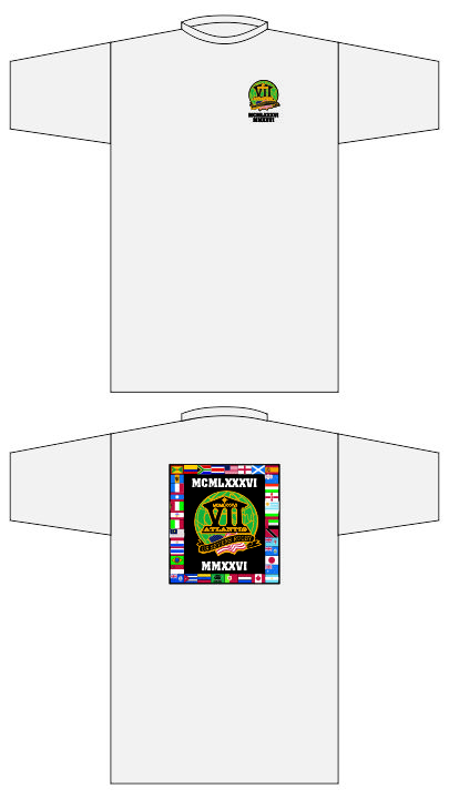 ATLANTIS SEVENS RUGBY FLAG T SHIRT